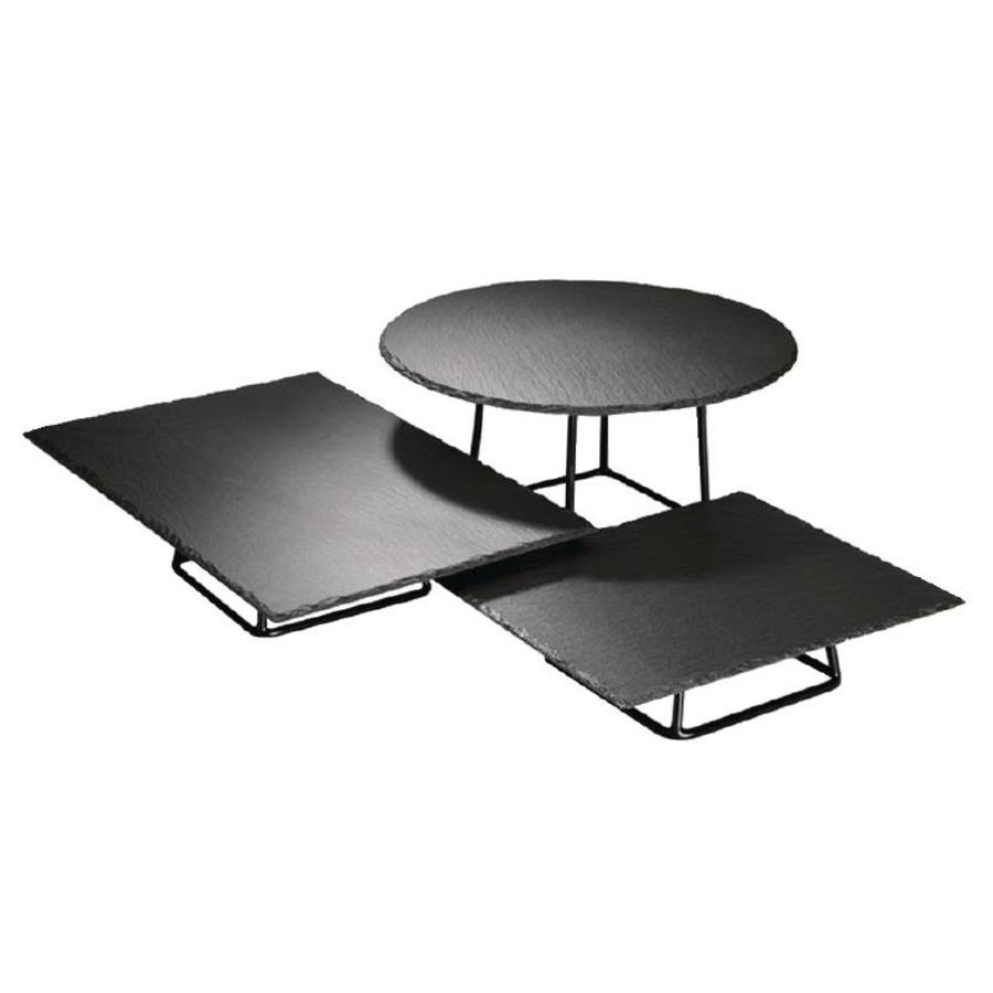 Buffet Stand Black | 18x18x8cm