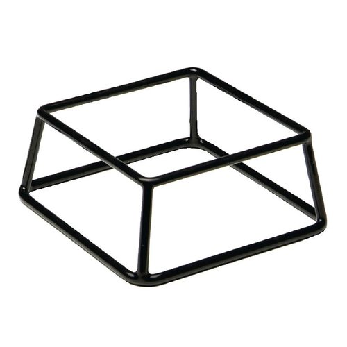  HorecaTraders Buffet stand Black | 18 x 18 x 8 cm 
