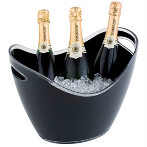  HorecaTraders Champagne bowl black large 