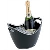 HorecaTraders Champagne Bowl Zwart Klein