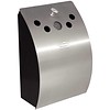 Bolero Cendrier mural en acier inoxydable | 35(h)x25(l)x14(p) cm