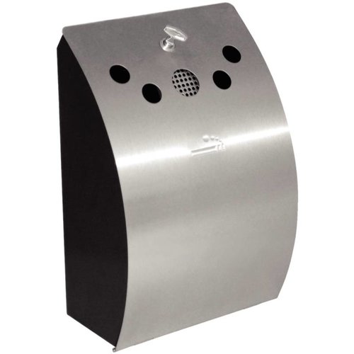  Bolero Cendrier mural en acier inoxydable | 35(h)x25(l)x14(p) cm 