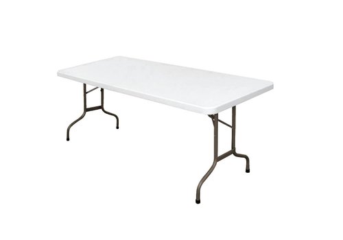  Bolero Table de fête blanche pliable | 183 cm 
