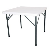 Opklapbare Partytafel Wit | 86 x 86 cm