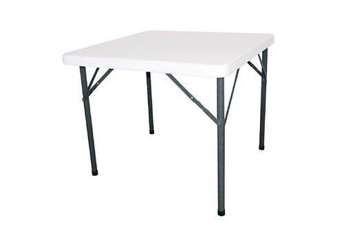  Bolero Table de fête pliante blanche | 86 x 86 cm 