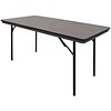 Bolero Table pliante noire - 152 cm