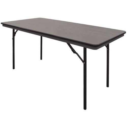  Bolero Foldable table black - 152 cm 