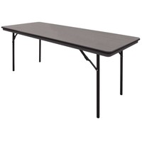Table pliante noire - 183 cm