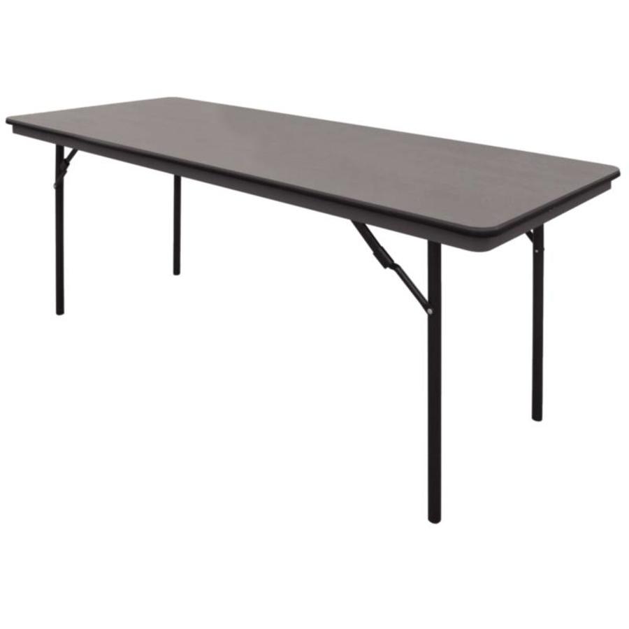 Table pliante noire - 183 cm
