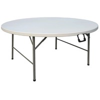Folding buffet table round - Ø 153cm