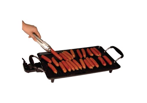  HorecaTraders Electric Grill Plate | Non-stick | 43x26cm 