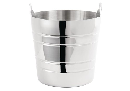  HorecaTraders Weinkühler 20 cm Edelstahl 