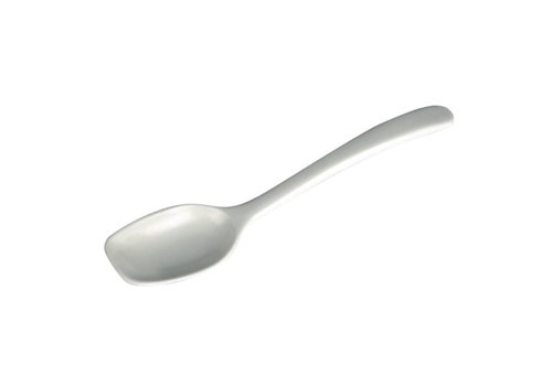  HorecaTraders Small serving spoon white 18cm 