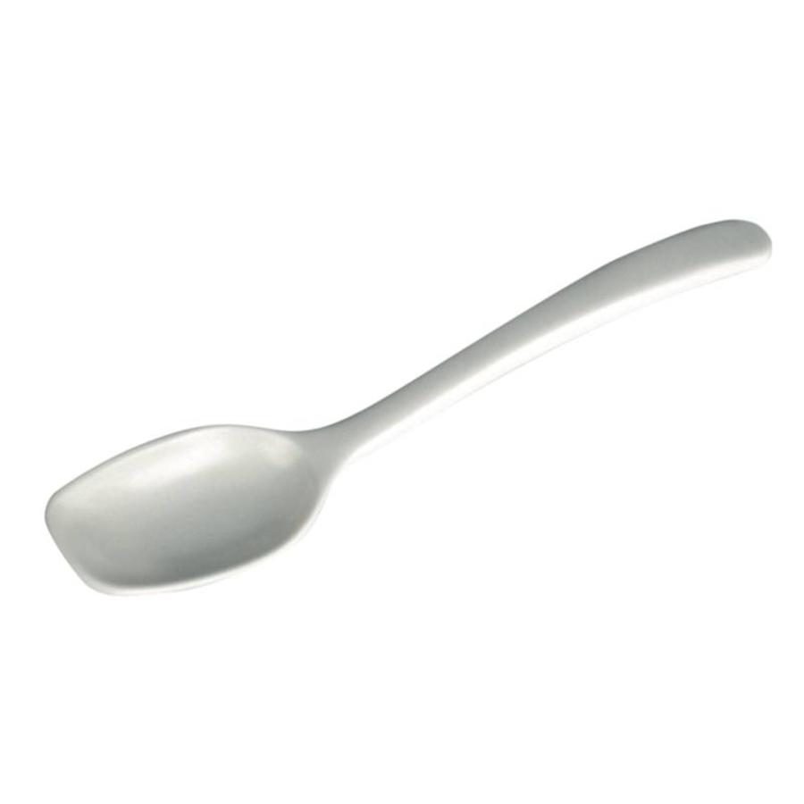 Petite cuillère de service blanche 18 cm