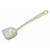 HorecaTraders Serving spoon white perforated 25cm