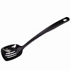 HorecaTraders Serving spoon black perforated 25cm