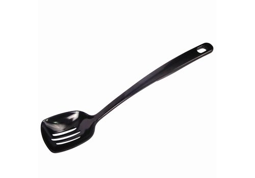  HorecaTraders Serving spoon black perforated 25cm 