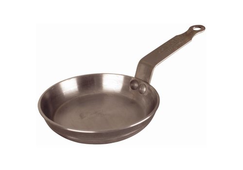  De Buyer Poêle à crêpes en acier bleu De Buyer Mineral B 12 cm 
