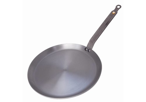  De Buyer Poêle à crêpes en acier bleu | Ø24 cm 