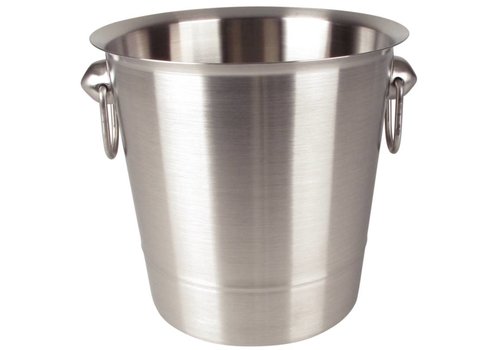  HorecaTraders Weinkühler 19 cm Edelstahl 
