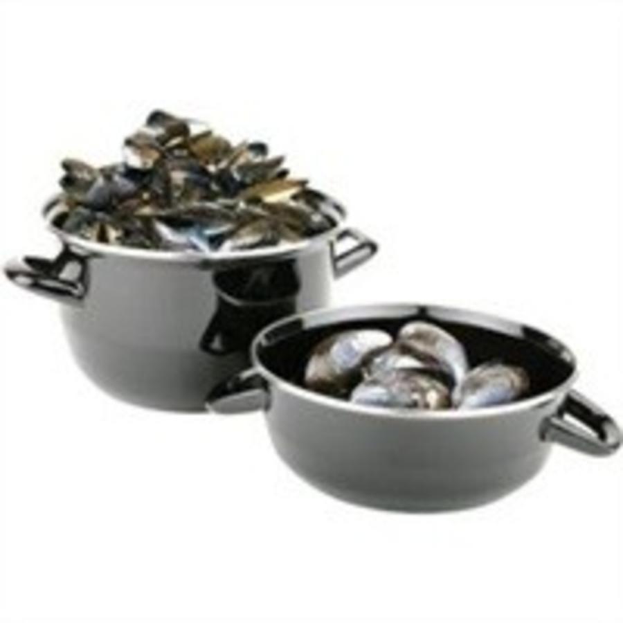 Mussel pan Black | Ø20 cm