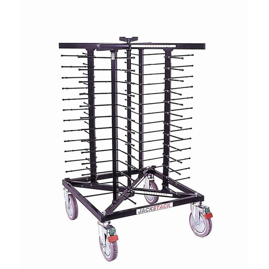 Plate rack with wheels | 52 wheels