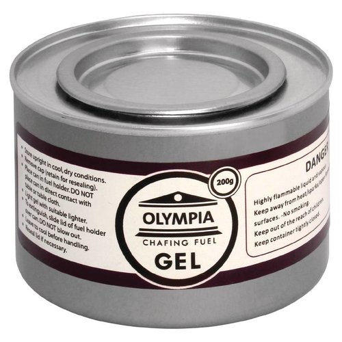  Olympia Brandpasta gel - Brandtijd 2 uur - 12 blikken 