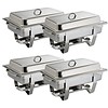 Olympia Chafing Dishes 1/1 GN multipack 4 pieces - SUPERDEAL