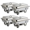 Olympia Chafing Dishes 1/1 GN multipak 4 stuks - SUPERDEAL