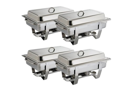  Olympia Réchauds 1/1 GN multipack 4 pièces - MEILLEURE VENTES ! 
