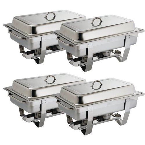  Olympia Chafing Dishes 1/1 GN multipak 4 stuks - MEEST VERKOCHT! 