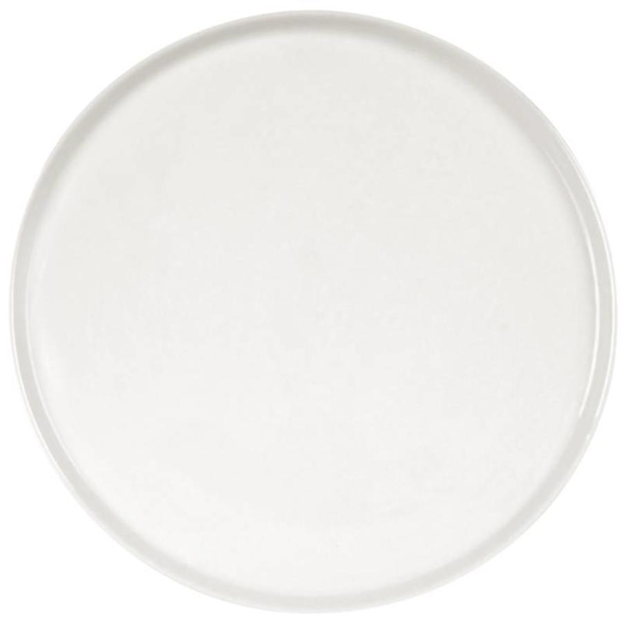 assiette à pizza blanche Ø 33cm. (Encadré 4)
