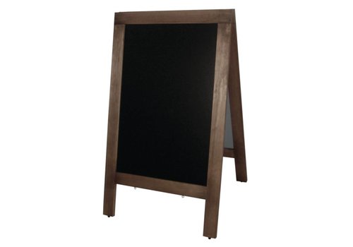  Olympia Panneau de menu en bois pour trottoir | 70x(H)120cm 