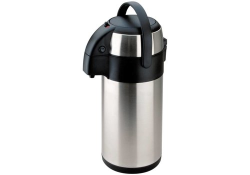  Olympia Pichet à pompe | acier inoxydable | 2,5 litres 