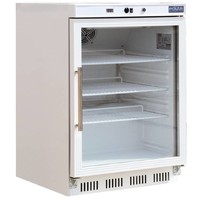 Refrigerator with Glass Door | White | 150L