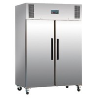 Catering Fridge | stainless steel | 2-door | 1200L | G594