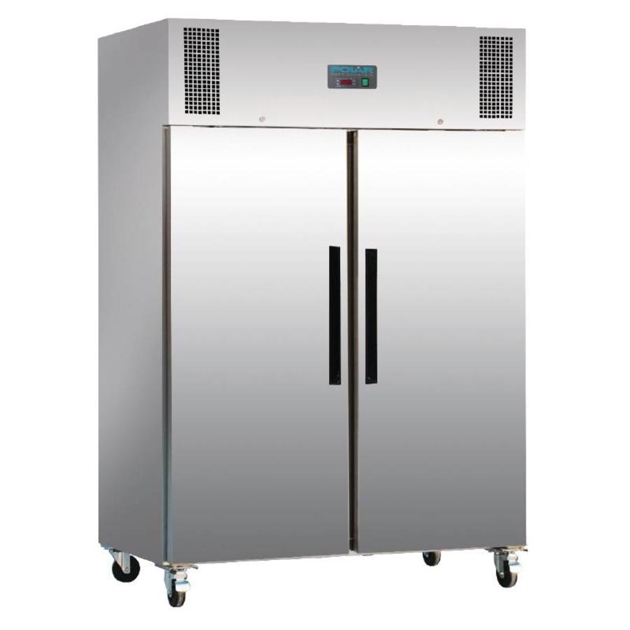 Gastronomiekühlschrank | Edelstahl | 2-türig | 1200 l | G594