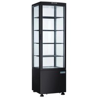 Standing display case refrigerated with 5 levels - 235 liters