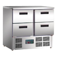 Refrigerated workbench 4 drawers - 4 x GN 1/1 | 88 x 90 x 70 cm