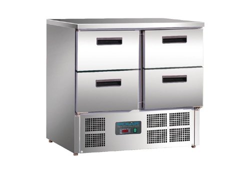  Polar Refrigerated workbench 4 drawers - 4 x GN 1/1 | 88x90x70cm 