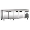 Polar Koelwerkbank | RVS | 4-deurs | 398L