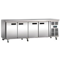 Établi réfrigéré Polar 4 portes | 553 litres