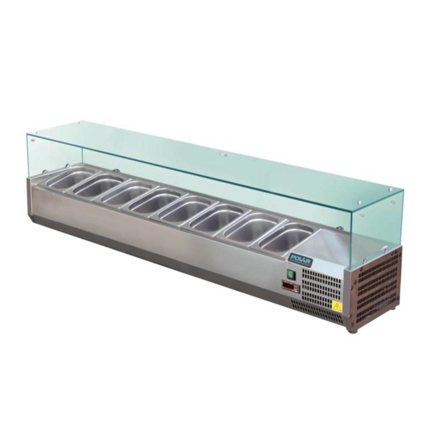 Refrigerated display case | 8 x GN 1/3