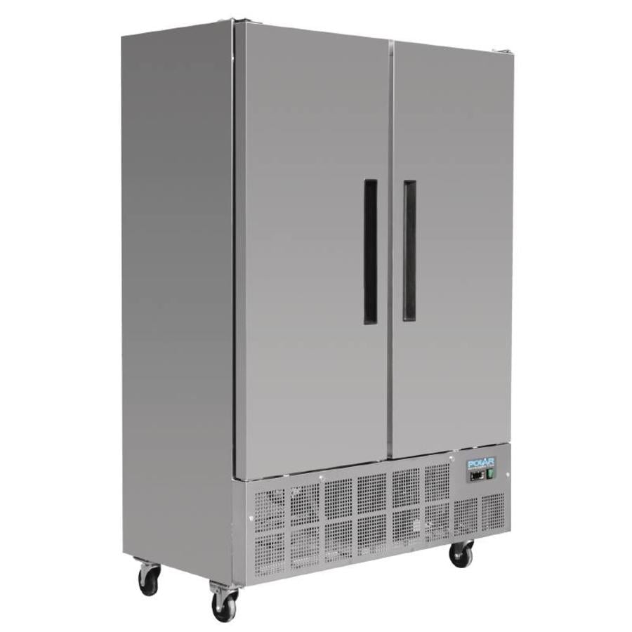 Horeca RVS Vriezer 960 Liter | 2 Deurs