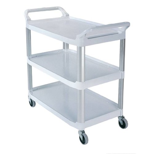  Rubbermaid White serving trolley plastic 96(h)x103x54cm 
