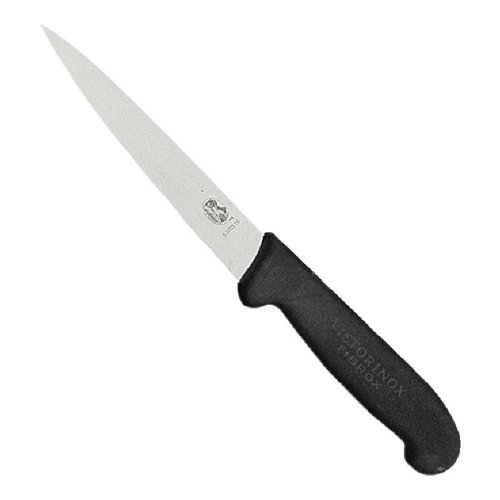  Victorinox Filleting knife black flexible | 15 cm 
