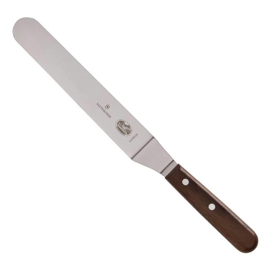 Palettenmesser aus Palisanderholz | 25 cm (gebogen)