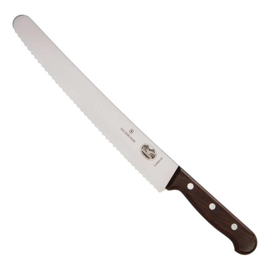Couteau à pâtisserie dentelé en bois de rose | 25,5 cm