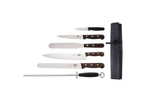  Victorinox Ensemble de 6 couteaux en palissandre 