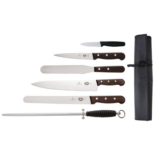  Victorinox 6-piece knife Rosewood (chef's knife 25 cm) 